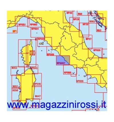 Carta Nautica Sea Way Zona NPS007 Santa Marinella - Anz
