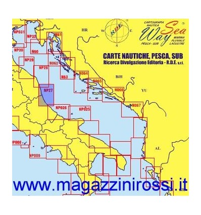 Carta Nautica Sea Way Zona NP027 Pescara - Porto di Civ