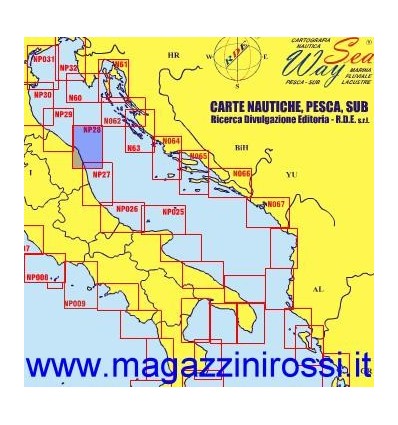 Carta Nautica Sea Way Zona NP028 Porto di Civitanova - 