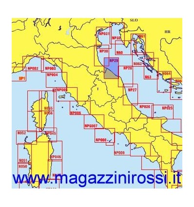 Carta Nautica Sea Way Zona NP029 Torrette di Ancona - R