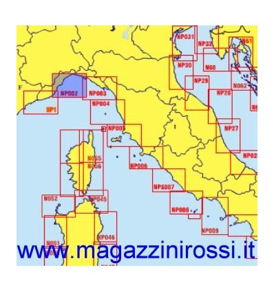 Carta Nautica Sea Way Zona NP002 Imperia - Portofino co