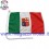 Bandiera Italiana Adria della Marina Mercantile con stemma 100x150