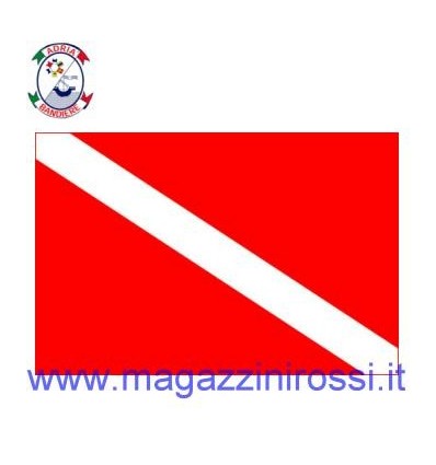 Bandiera Adria segnala Sub 30x45