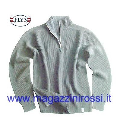 Maglione con zip Fly3 Weatherly ITA101 greige