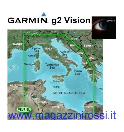 Cartuccia cartografia Garmin G2 Vision Large VEU716L Me