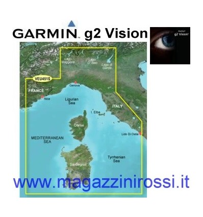 Cartuccia cartografia Garmin G2 Vision Small VEU451S Ma