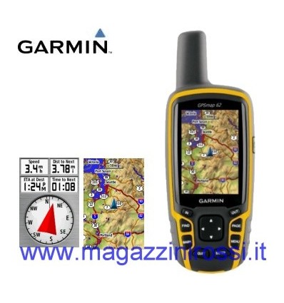 Strumento GPS palmare cartografico Garmin GPSMAP 62 a c