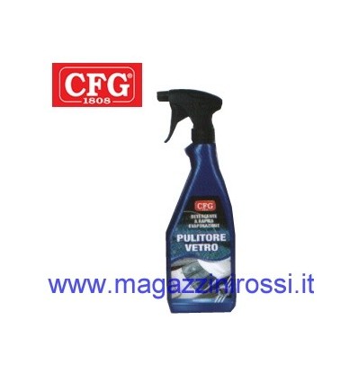 Pulitore vetro detergente CFG da 750 ml.