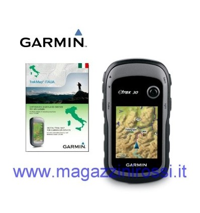 Strumento GPS palmare cartografico Garmin eTrex 30 + Tr