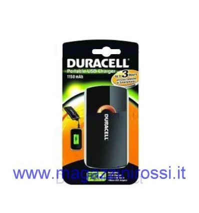 Caricatore USB portatile Duracell 1150 mAh