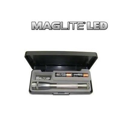 Torcia Mini Maglite Led 2-cell AA flashlights grigia