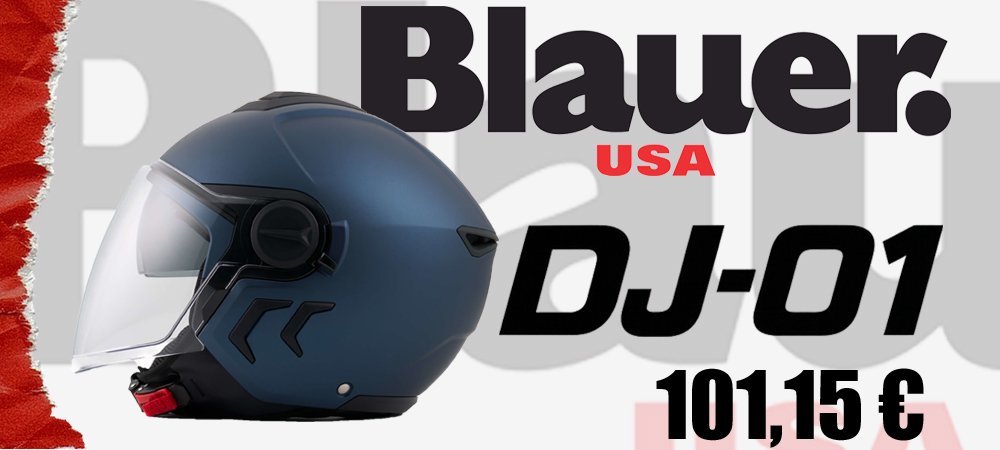 Il casco Blauer DJ-10 con un superprezzo!
